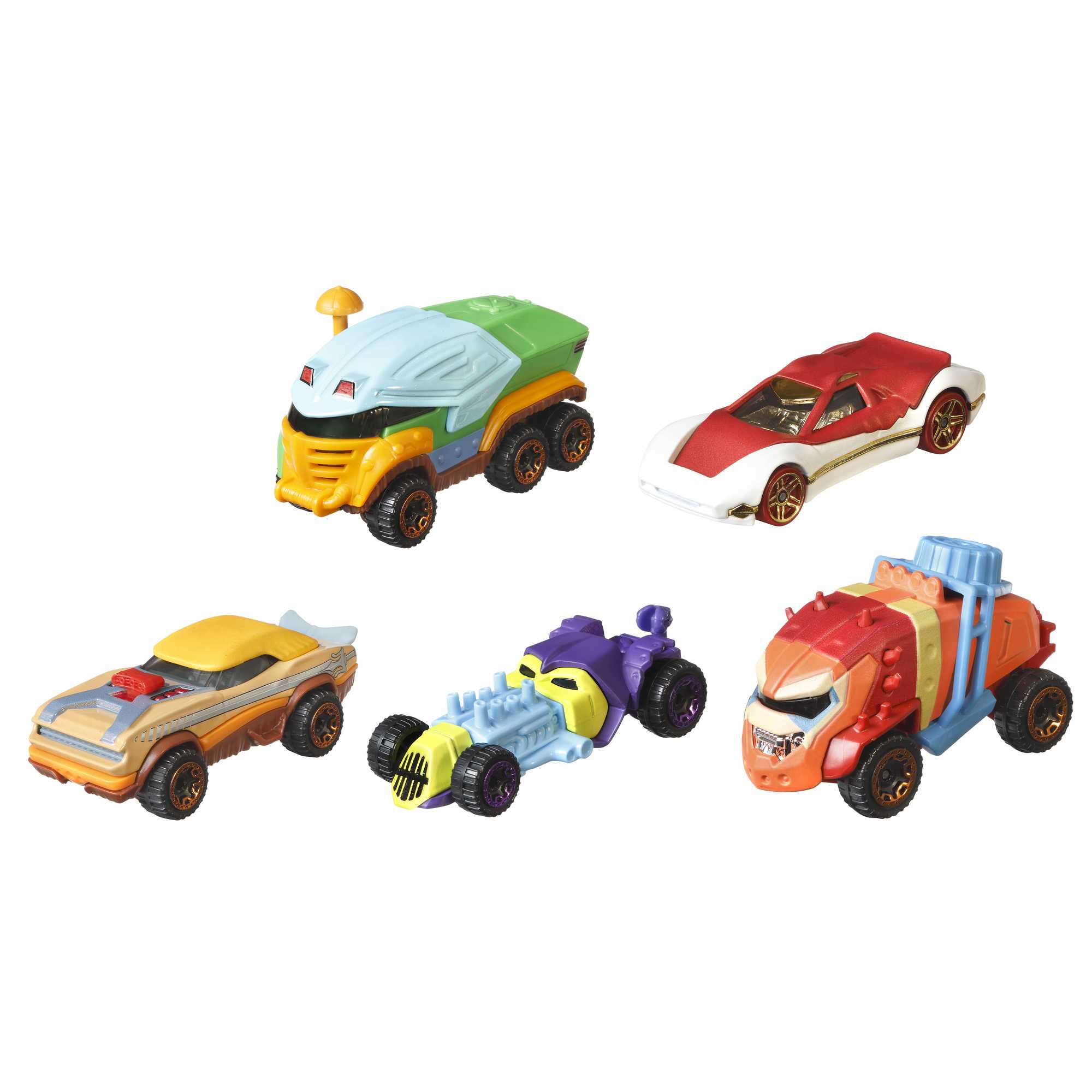 Hot Wheels Masters of the Universe Character Cars 5-pack
