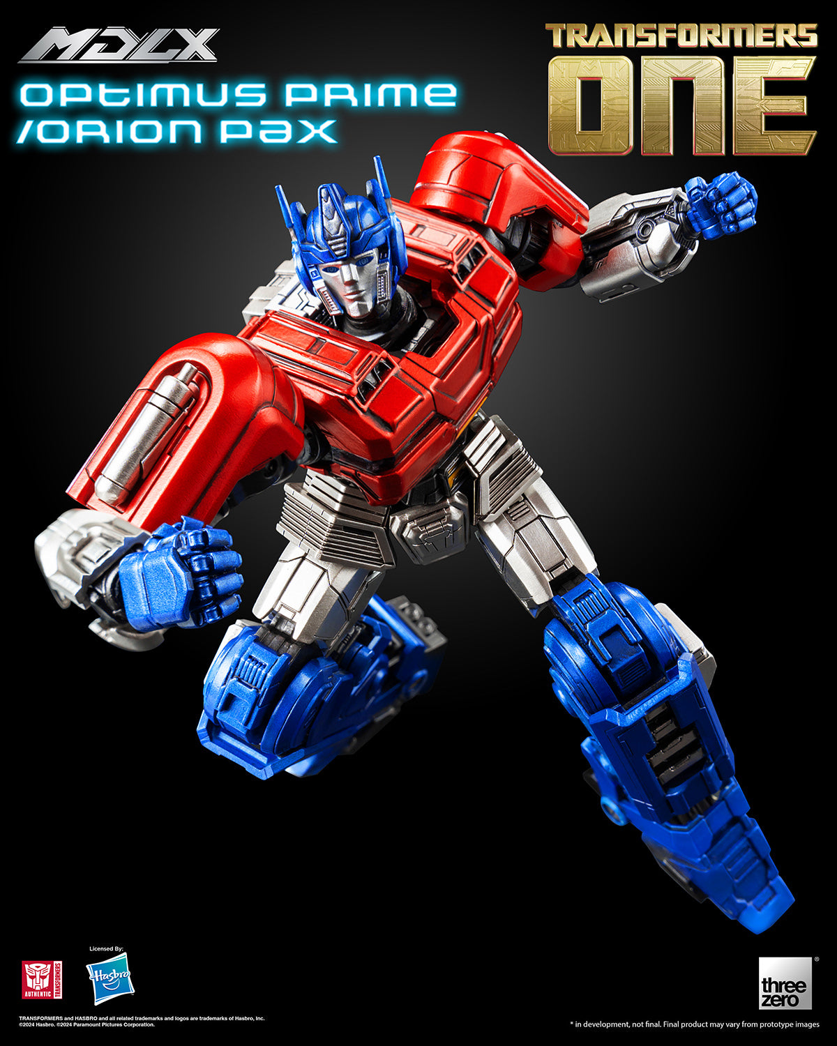Transformers One Optimus Prime/Orion Pax MDLX Action Figure By Threezero