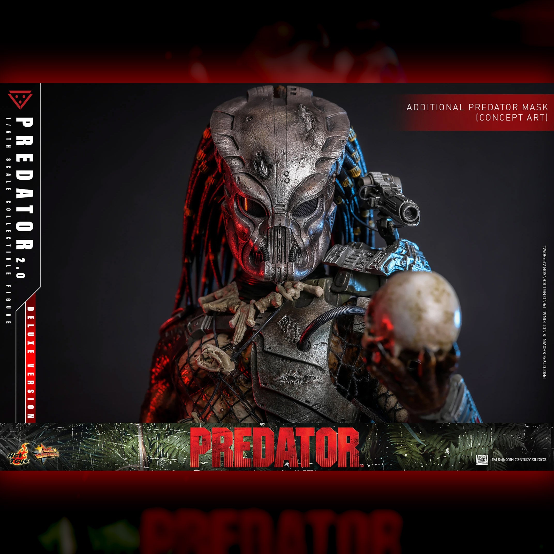 Predator (2.0) Deluxe Version Sixth Scale Figure by Hot Toys