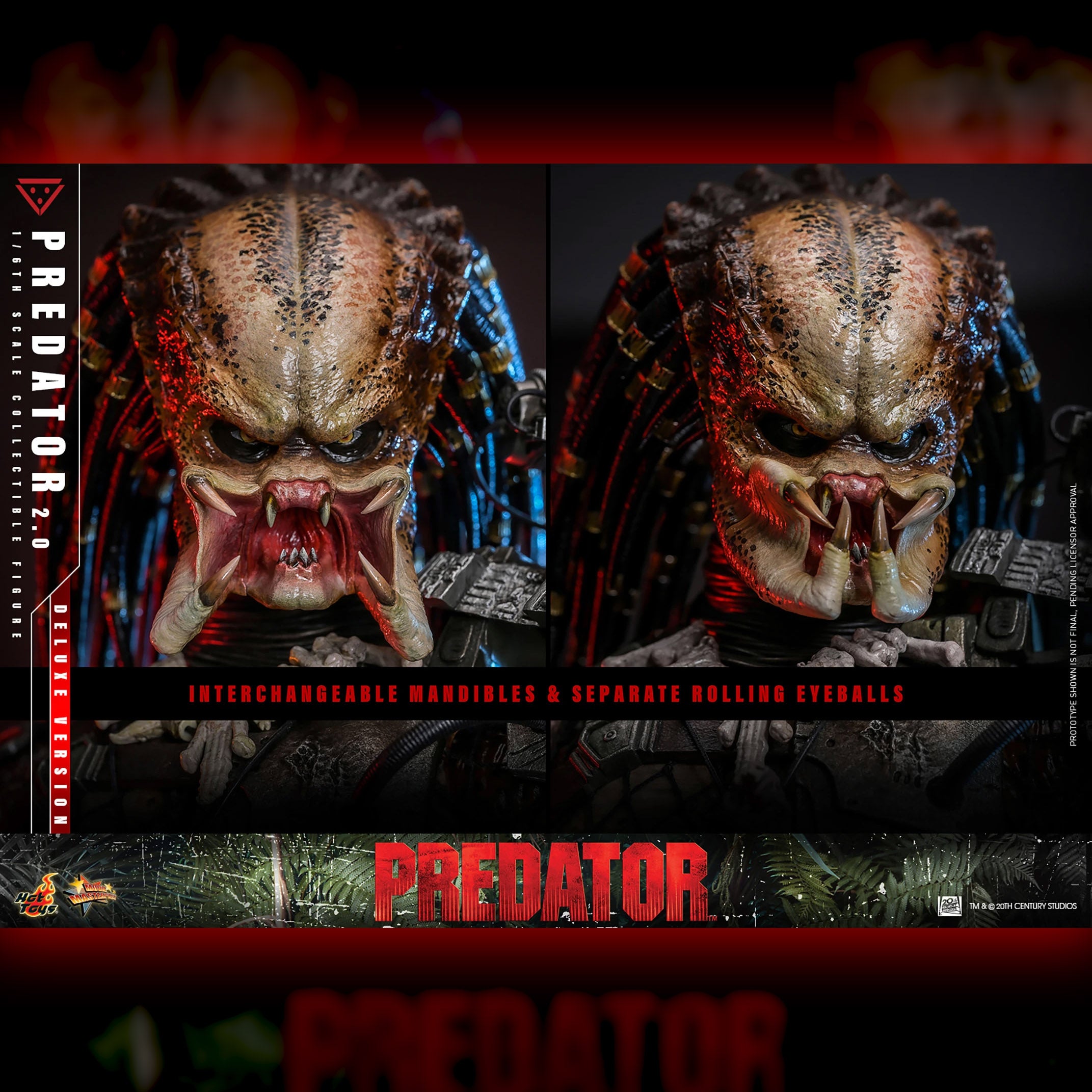 Predator (2.0) Deluxe Version Sixth Scale Figure by Hot Toys