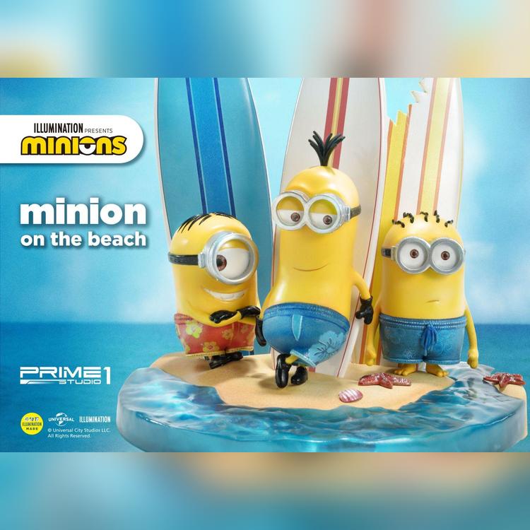 Minions On The Beach Diorama By Prime 1 Studio