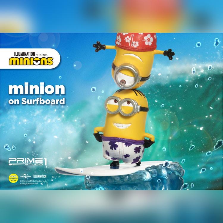 Minions on Surfboard Diorama By Prime 1 Studio