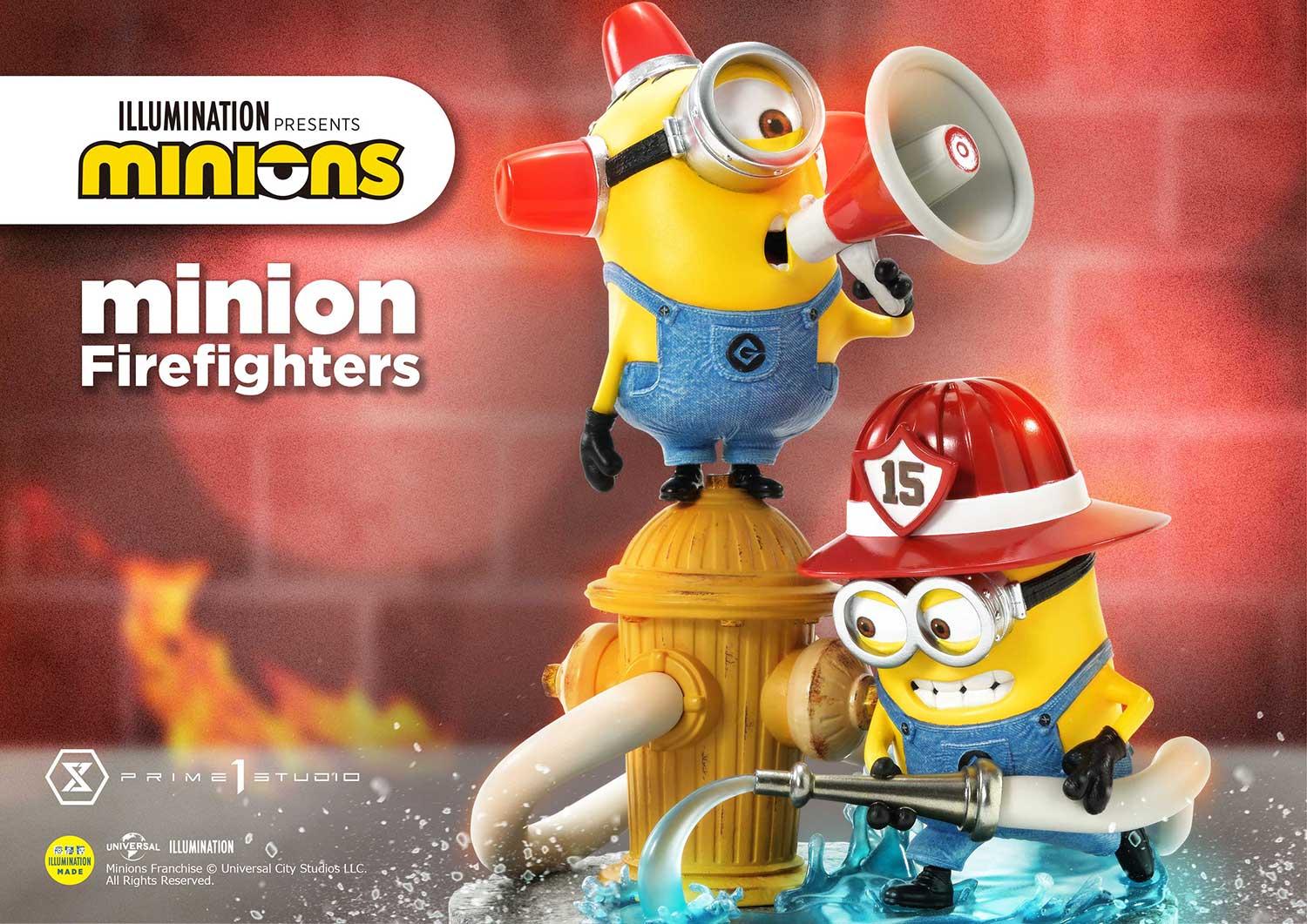 Minions Firefighters Diorama By Prime 1 Studio
