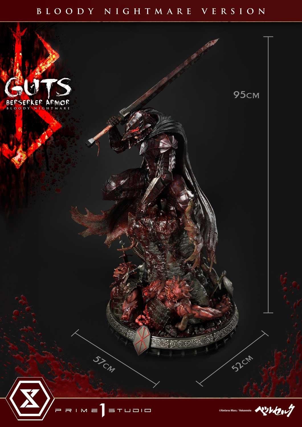 Berserk Guts Berserker Armor Bloody Nightmare Version Statue from Prime1 Studios