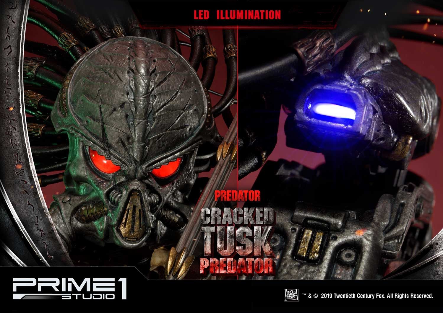 Predator (Comics) Cracked Tusk Predator Statue by Prime1 Studios