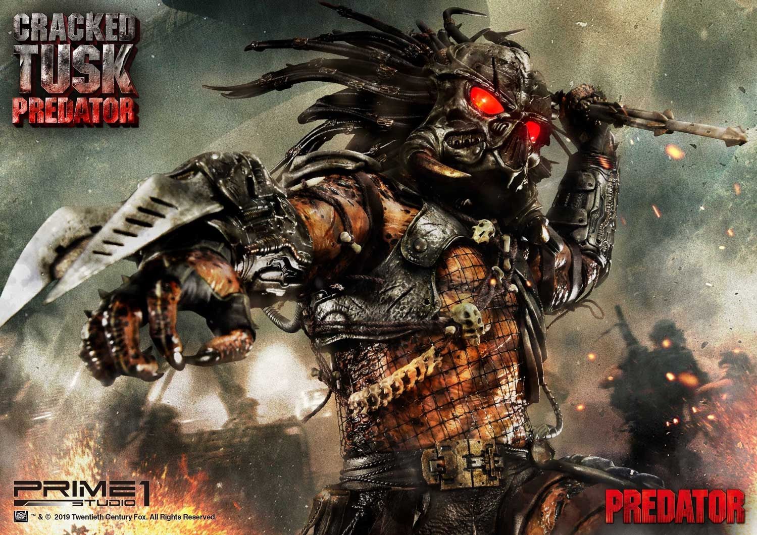 Predator (Comics) Cracked Tusk Predator Statue by Prime1 Studios