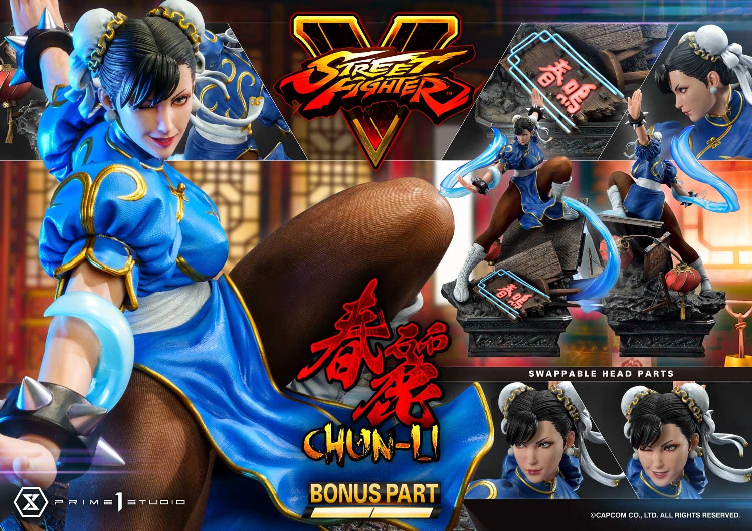 Street Fighter V Chun-Li Bonus Version Statue by Prime 1 Studio