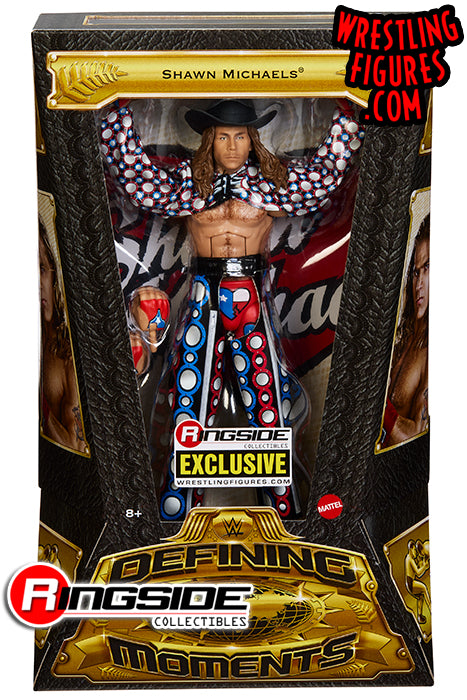 Shawn Michaels (Texas Hearts) - WWE Defining Moments Ringside Exclusive Action Figure
