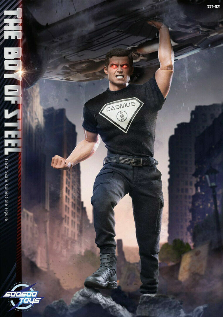 Soosootoys The Boy of Steel Superboy with Dog Action Figure