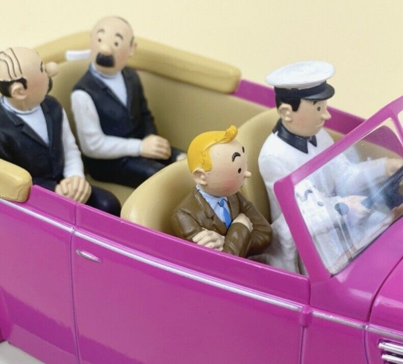 Tintin Car #65 1/24 Scale Thompson’s Ford V8 Convertible