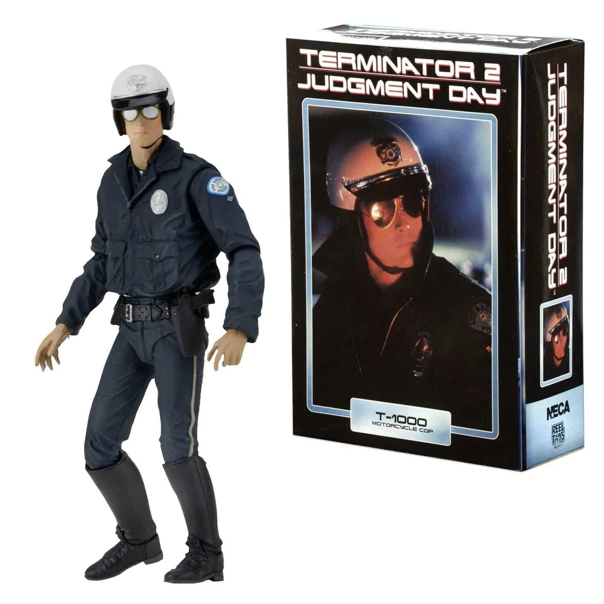 Terminator 2 Judgment Day Ultimate T-1000 Motorcycle Cop By Neca