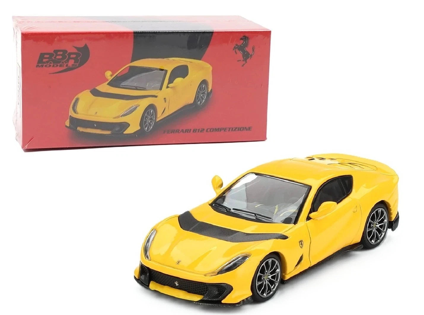 Ferrari 812 Competizione Giallo Modena from BBR Models