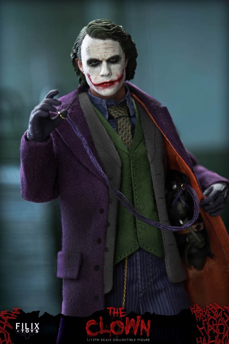 Filix Toys The Joker Heath Ledger 1/12 Scale Action Figure