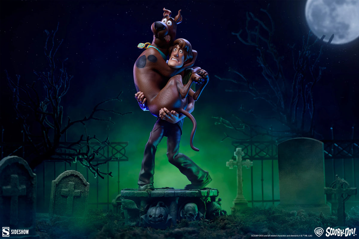 Scooby-Doo And Shaggy Statue By Sideshow Collectibles