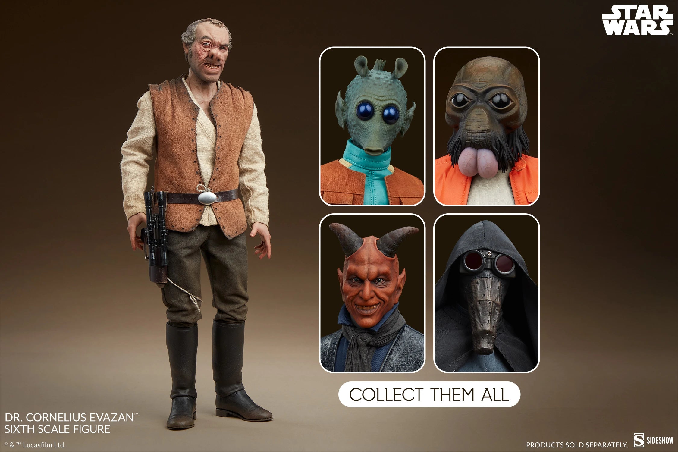 Dr. Cornelius Evazan™ Sixth Scale Figure By Sideshow