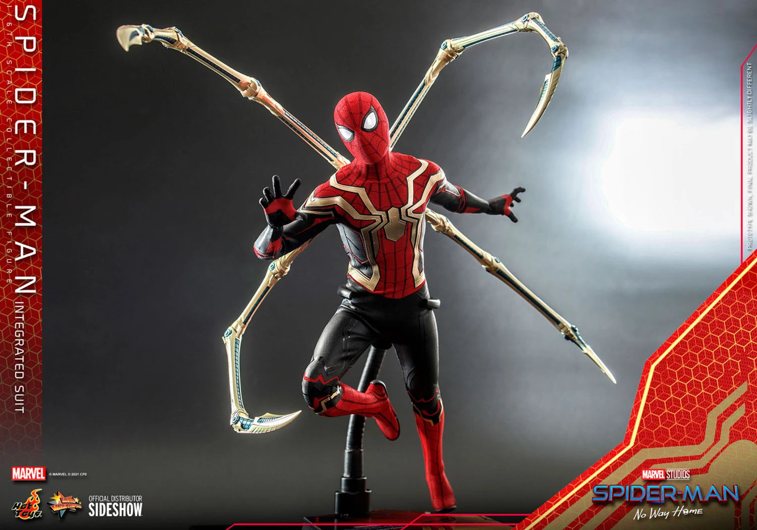 SPIDER-MAN Integrated Suit 1/6 Scale Figure By Hot Toys