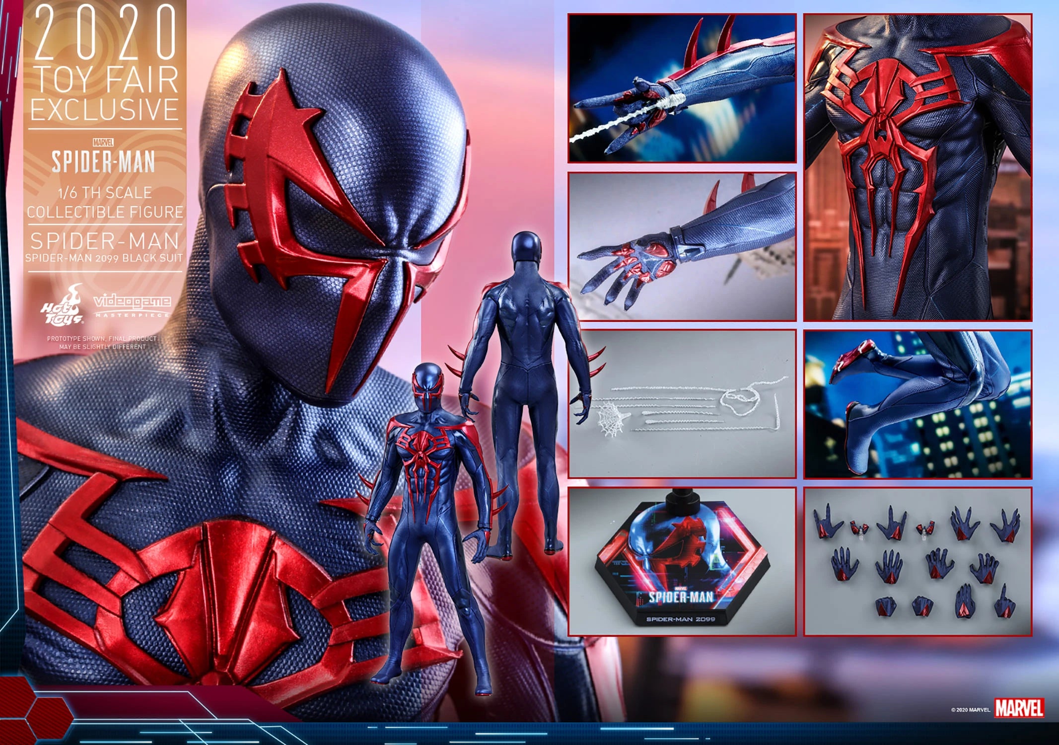 SPIDER-MAN (SPIDER-MAN 2099 BLACK SUIT) By Hot Toys