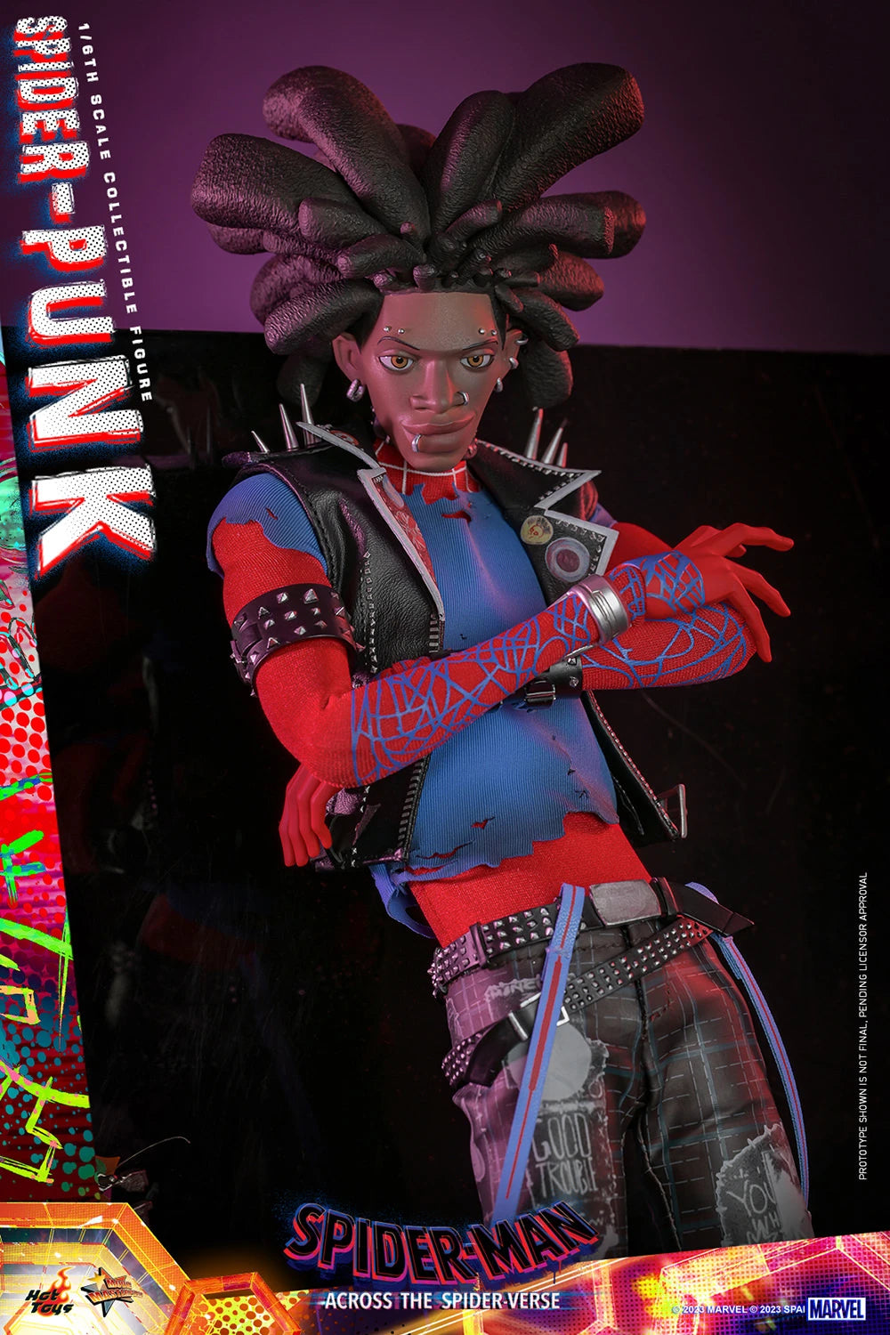 SPIDER-PUNK Sixth Scale Figure by Hot Toys