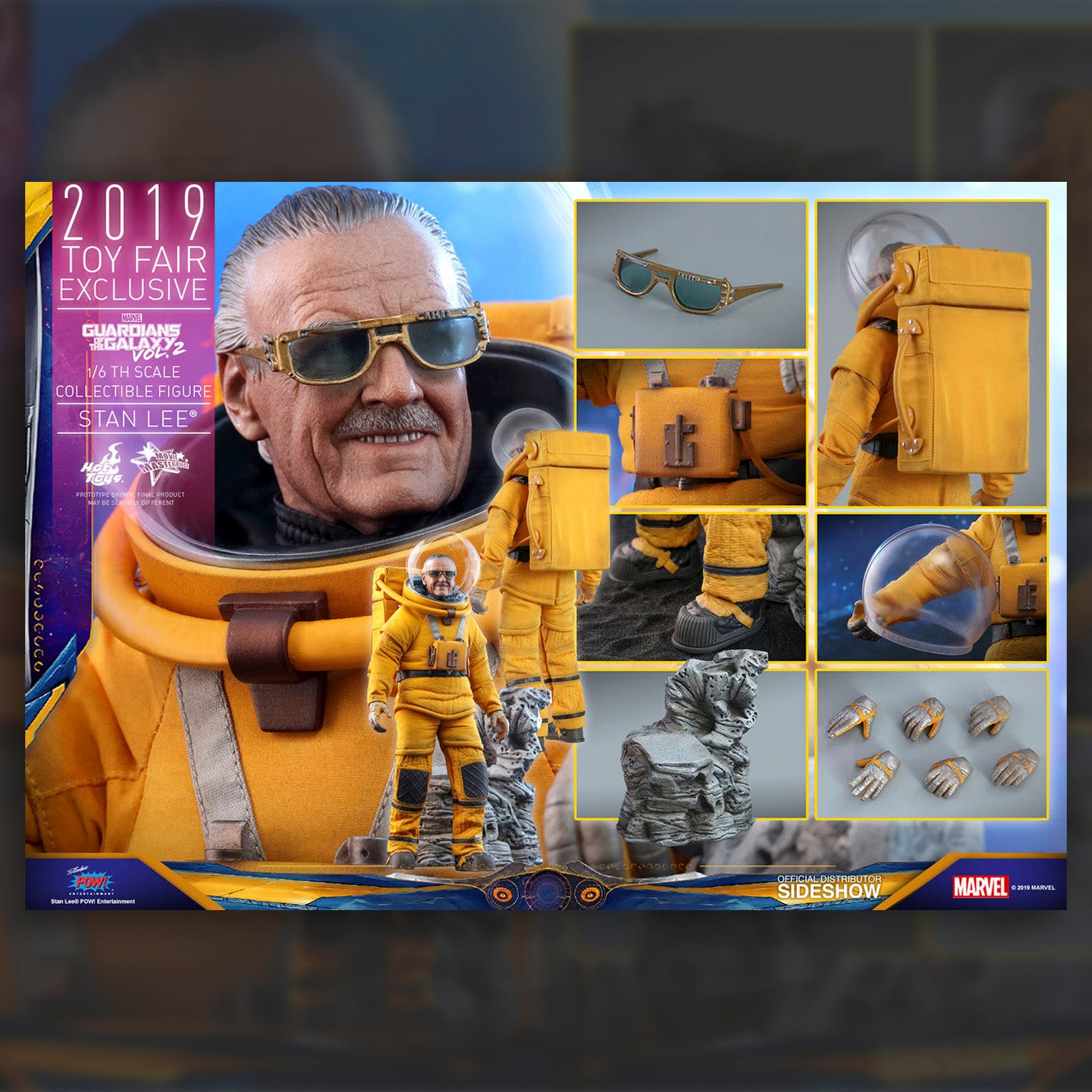 Stan Lee Guardians of the Galaxy Vol. 2 (2019 Toy Fair Exclusive) by Hot Toys