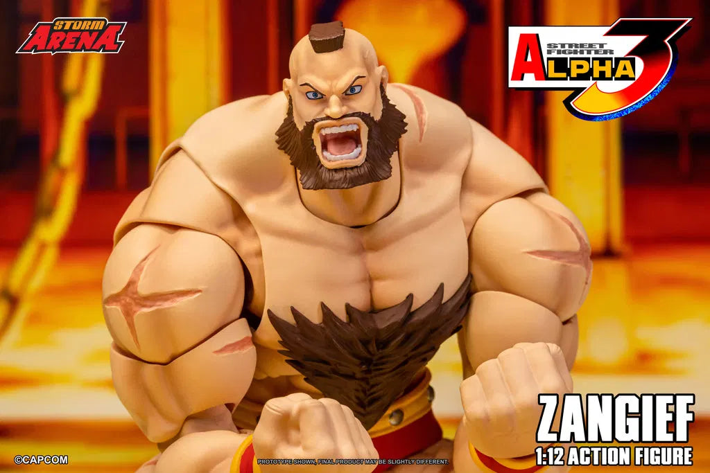 Street Fighter Zero 3 Zangief 1/12 Scale Figure