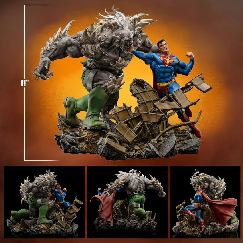 SUPERMAN VS DOOMSDAY 1:10 Scale Statue by Iron Studios CCXP Exclusive