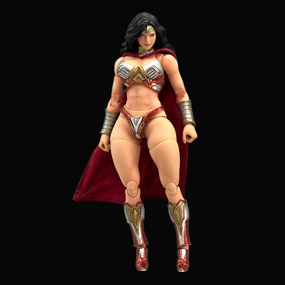 Northern Valkyrie Svafa (Yellow Skin Red Armor Ver.) 1/12 Action Figure By Fury Toys
