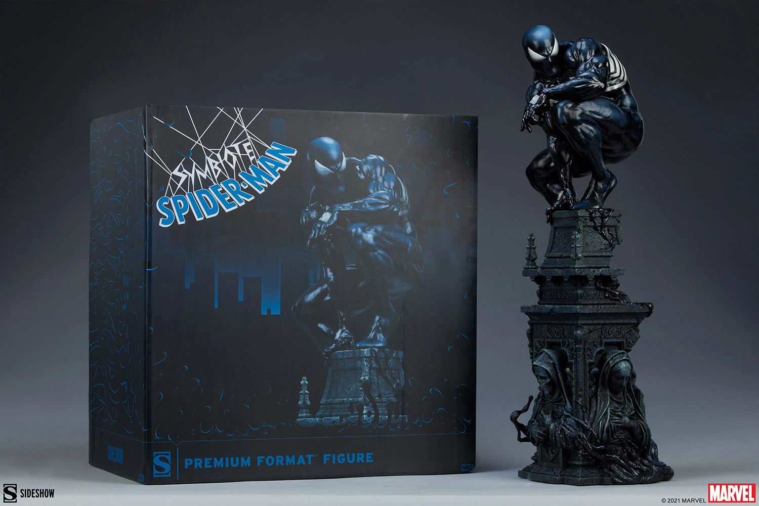 SYMBIOTE SPIDER-MAN Premium Format Figure by Sideshow Collectibles