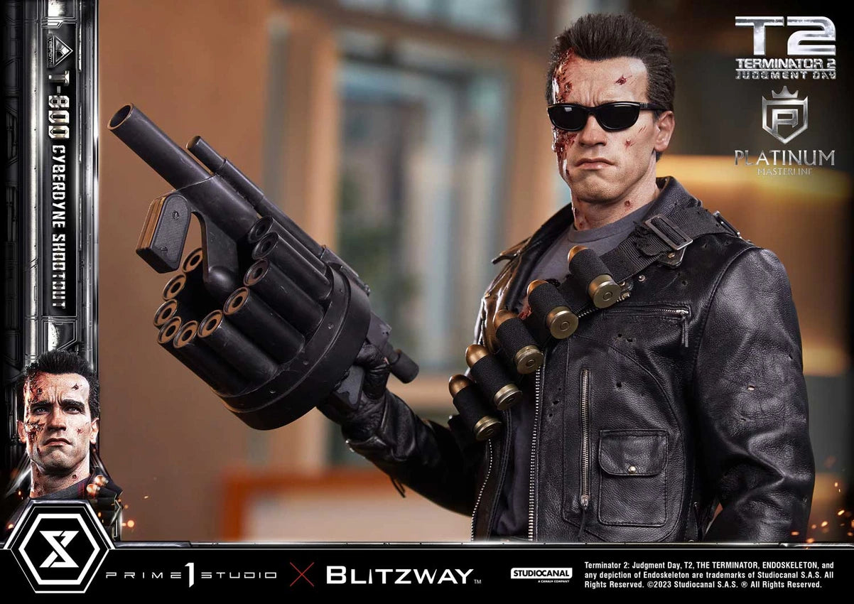 Terminator 2: Judgment Day T-800 Cyberdyne Shootout By Prime 1 Studio