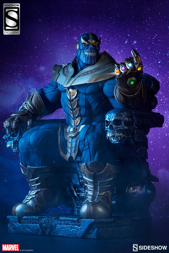 THANOS ON THRONE Maquette by Sideshow Collectibles Exclusive