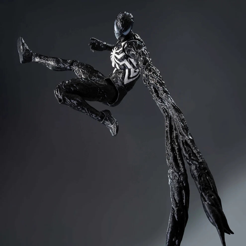 Spider-Man 2 Spider-Man Symbiote Suit Peter Parker Standard Edition DLX Figure By Threezero