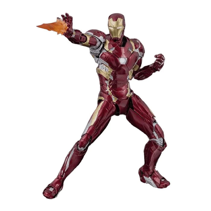 Avengers: Infinity Saga Iron Man Mark 46 DLX 1:12 Scale Action Figure By Threezero