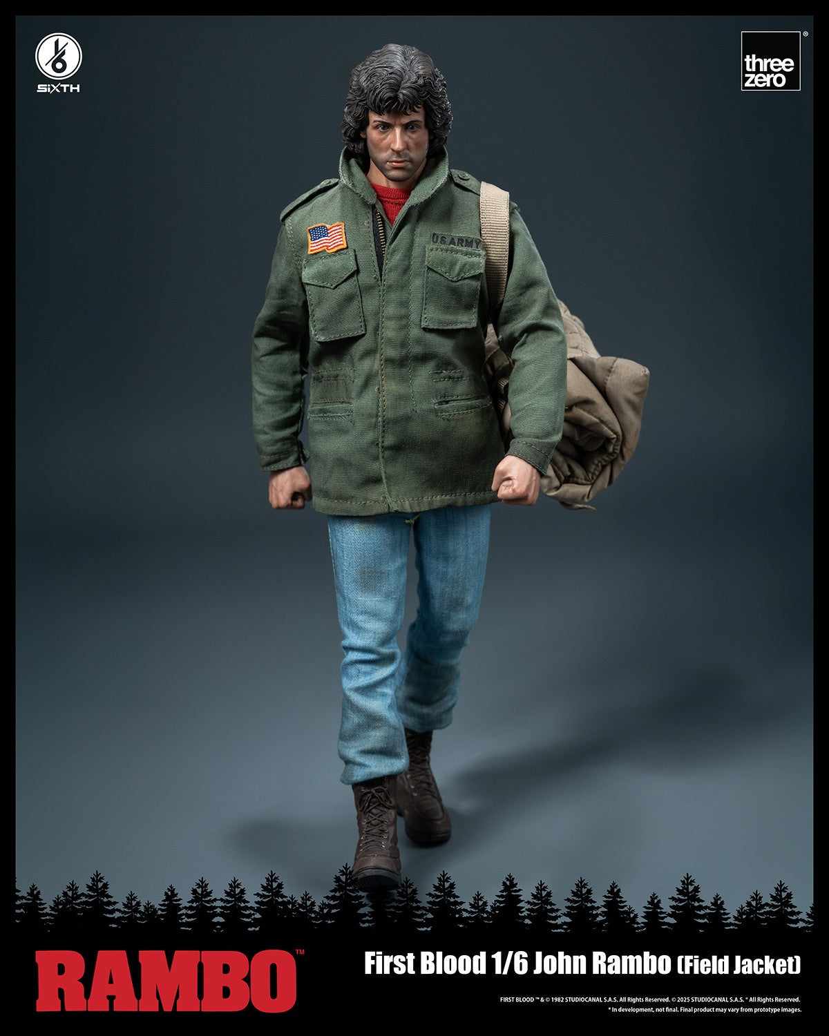 John Rambo (Field Jacket) 1/6 Figure by Threezero