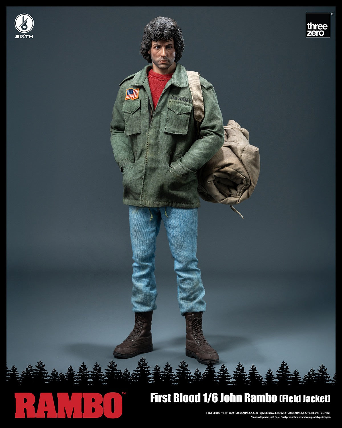 John Rambo (Field Jacket) 1/6 Figure by Threezero
