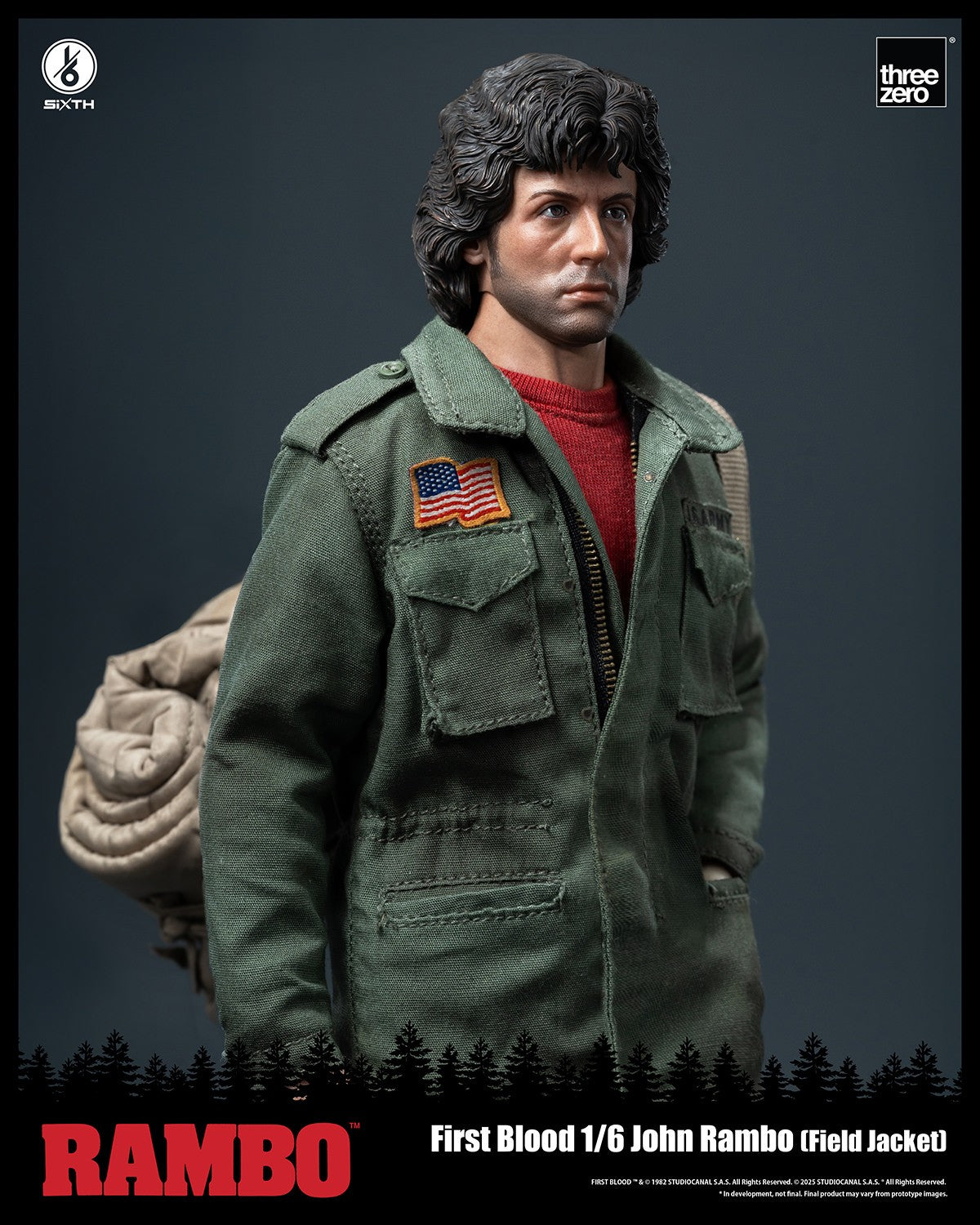 John Rambo (Field Jacket) 1/6 Figure by Threezero