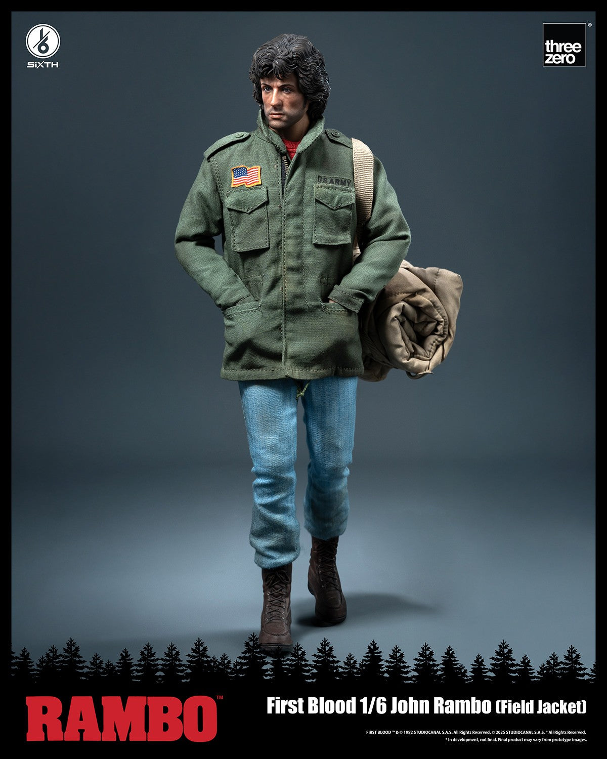 John Rambo (Field Jacket) 1/6 Figure by Threezero