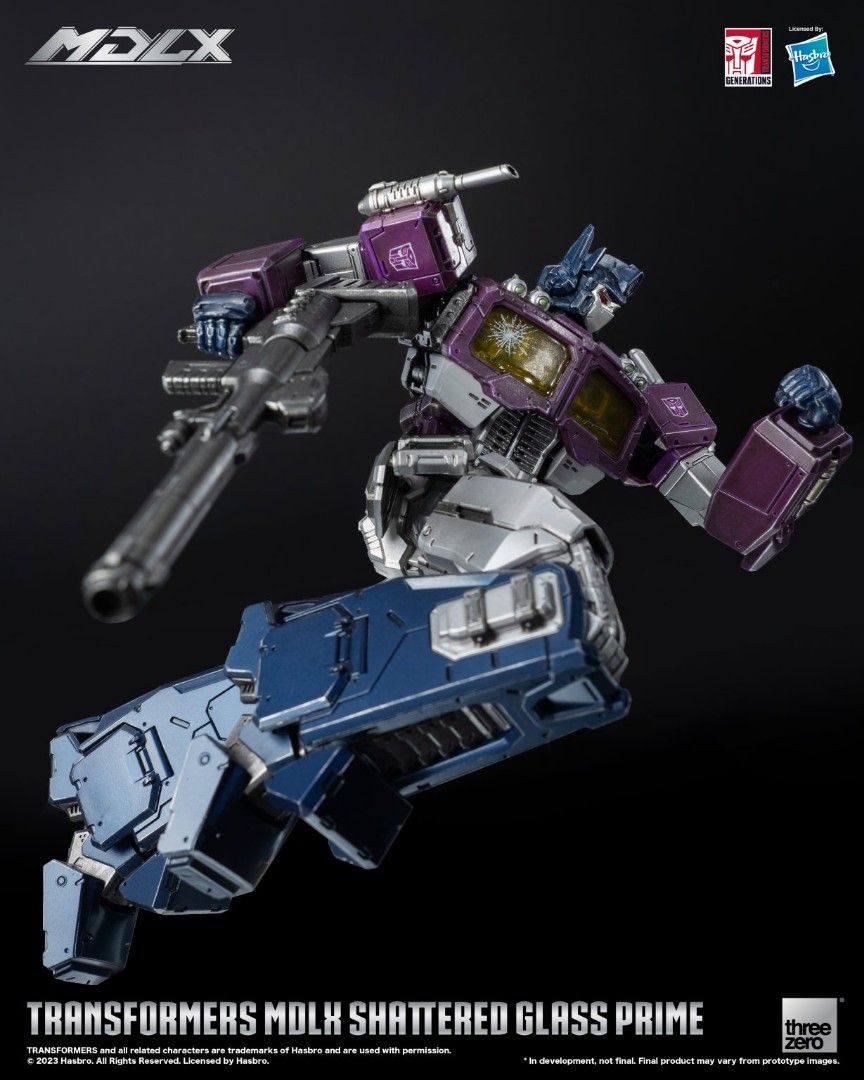 Transformers MDLX Shattered Glass Optimus Prime