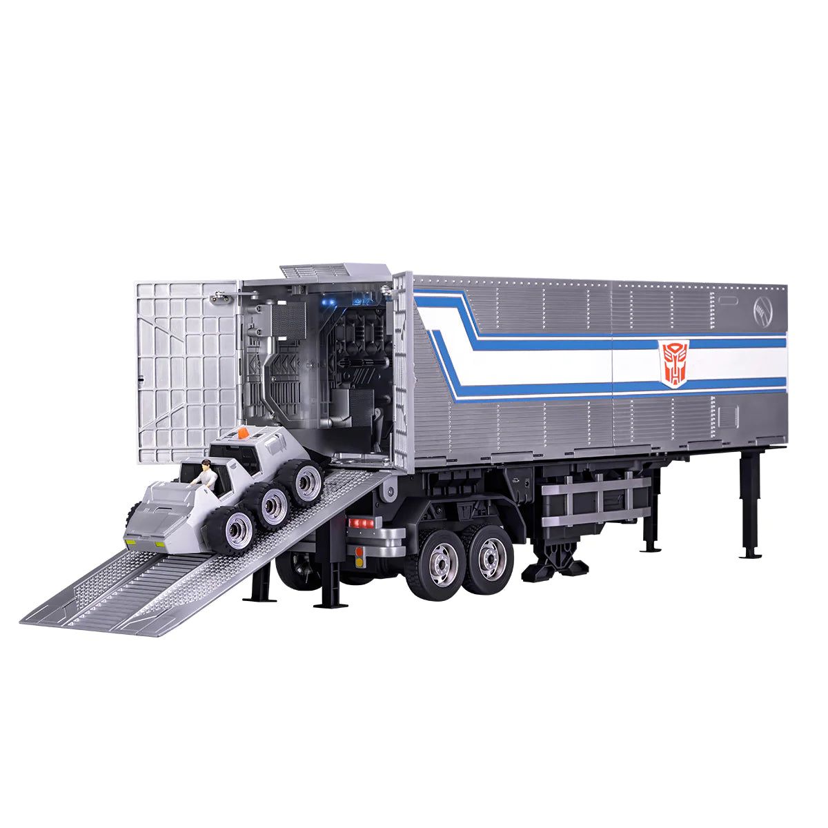 Transformers Optimus Prime Auto-Converting Trailer with Roller By Robosen