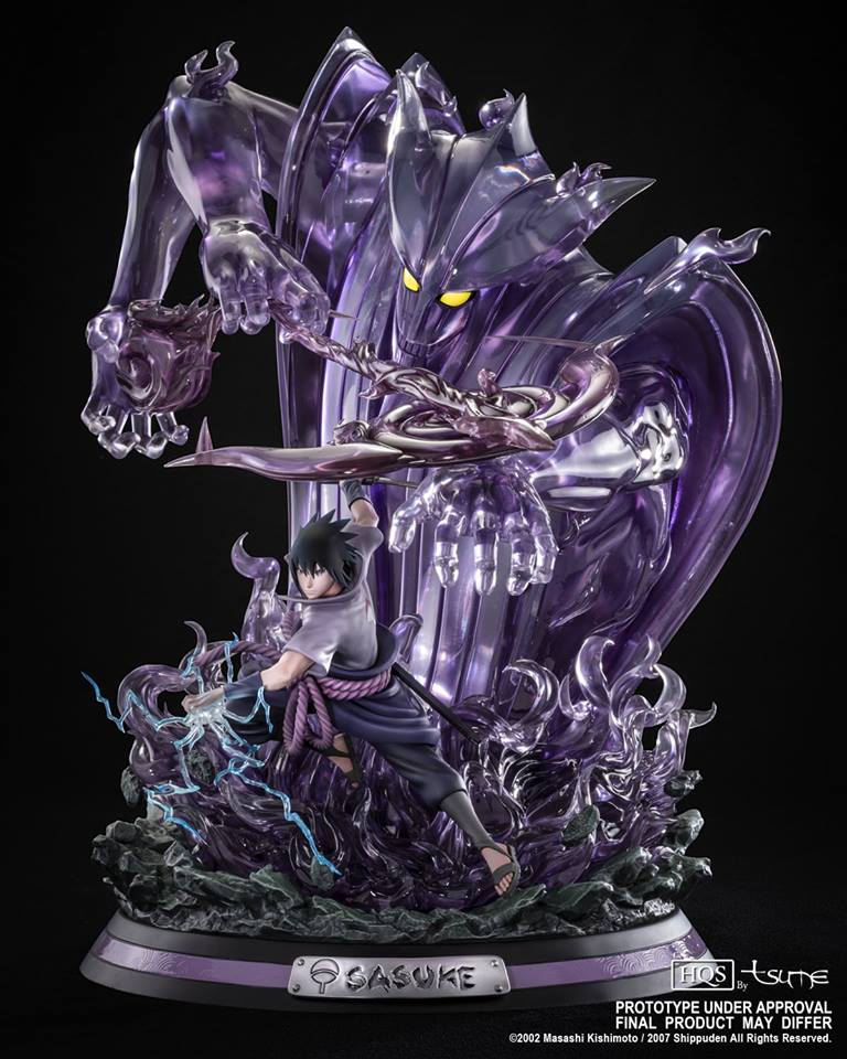 Naruto Shippuden HQS Sasuke Uchiha (Summon of Susanoo) Statue BY Tsume