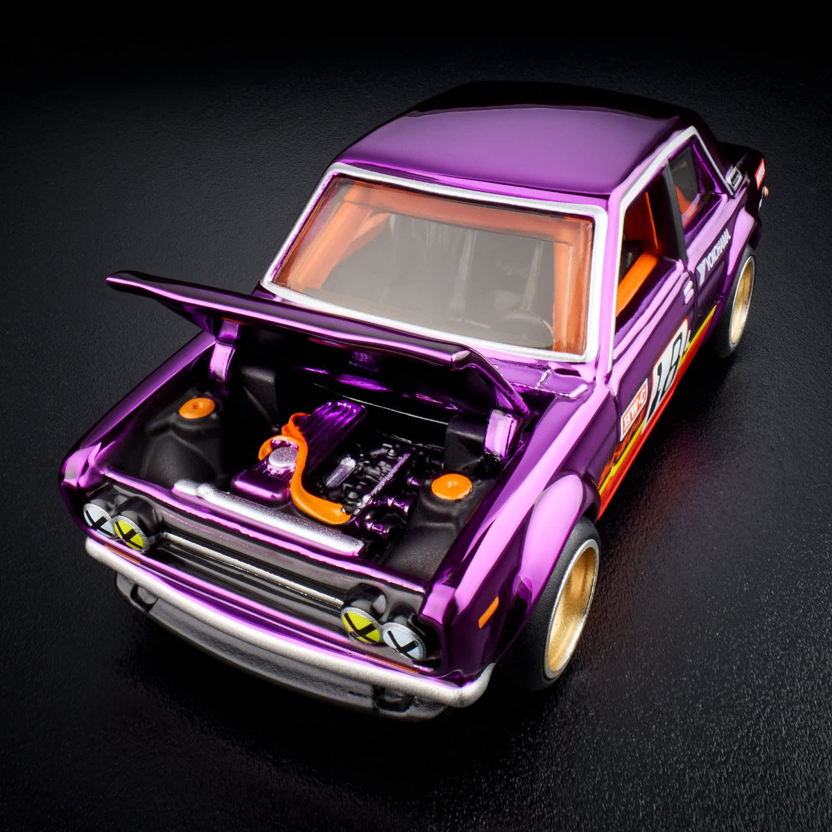 Hot Wheels RLC Exclusive ’71 Datsun 510 (Purple/Race Livery)
