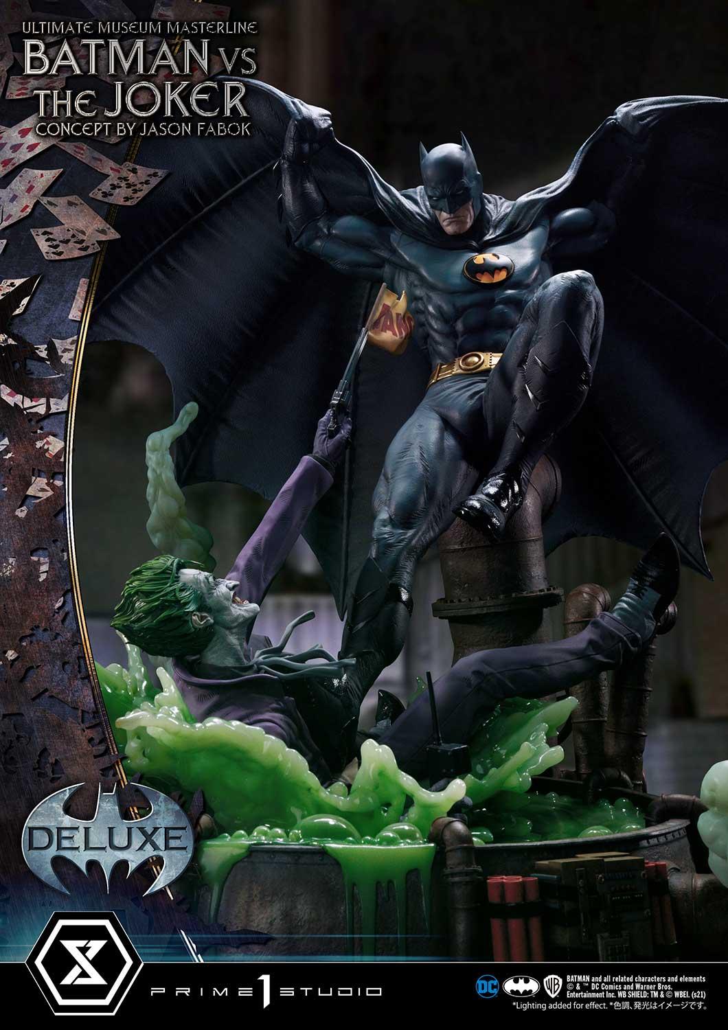 Batman Versus The Joker (Concept By Jason Fabok) Deluxe Bonus Version Statue By Prime1 Studio