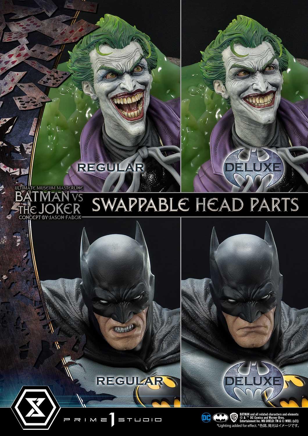 Batman Versus The Joker (Concept By Jason Fabok) Deluxe Bonus Version Statue By Prime1 Studio