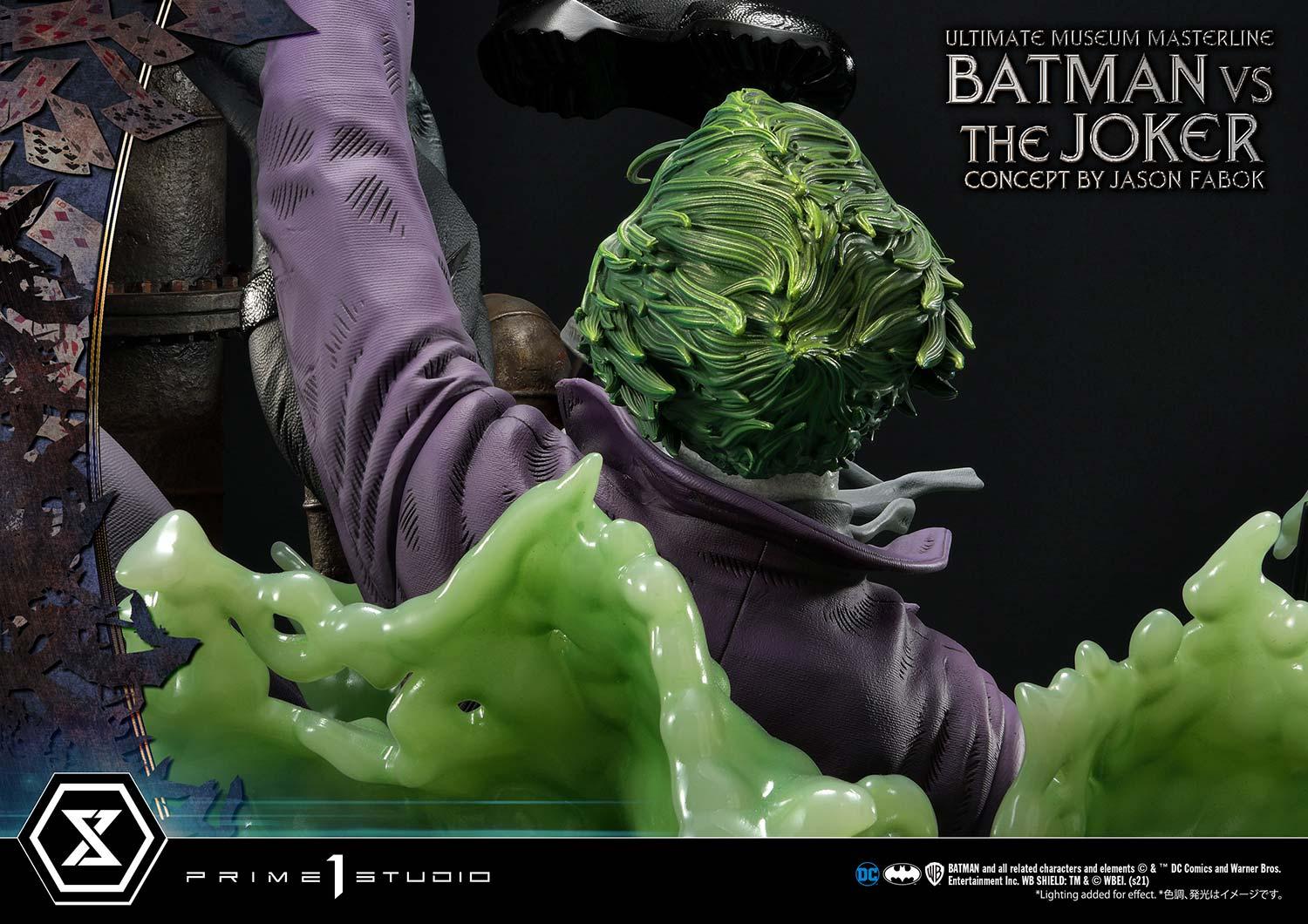 Batman Versus The Joker (Concept By Jason Fabok) Deluxe Bonus Version Statue By Prime1 Studio