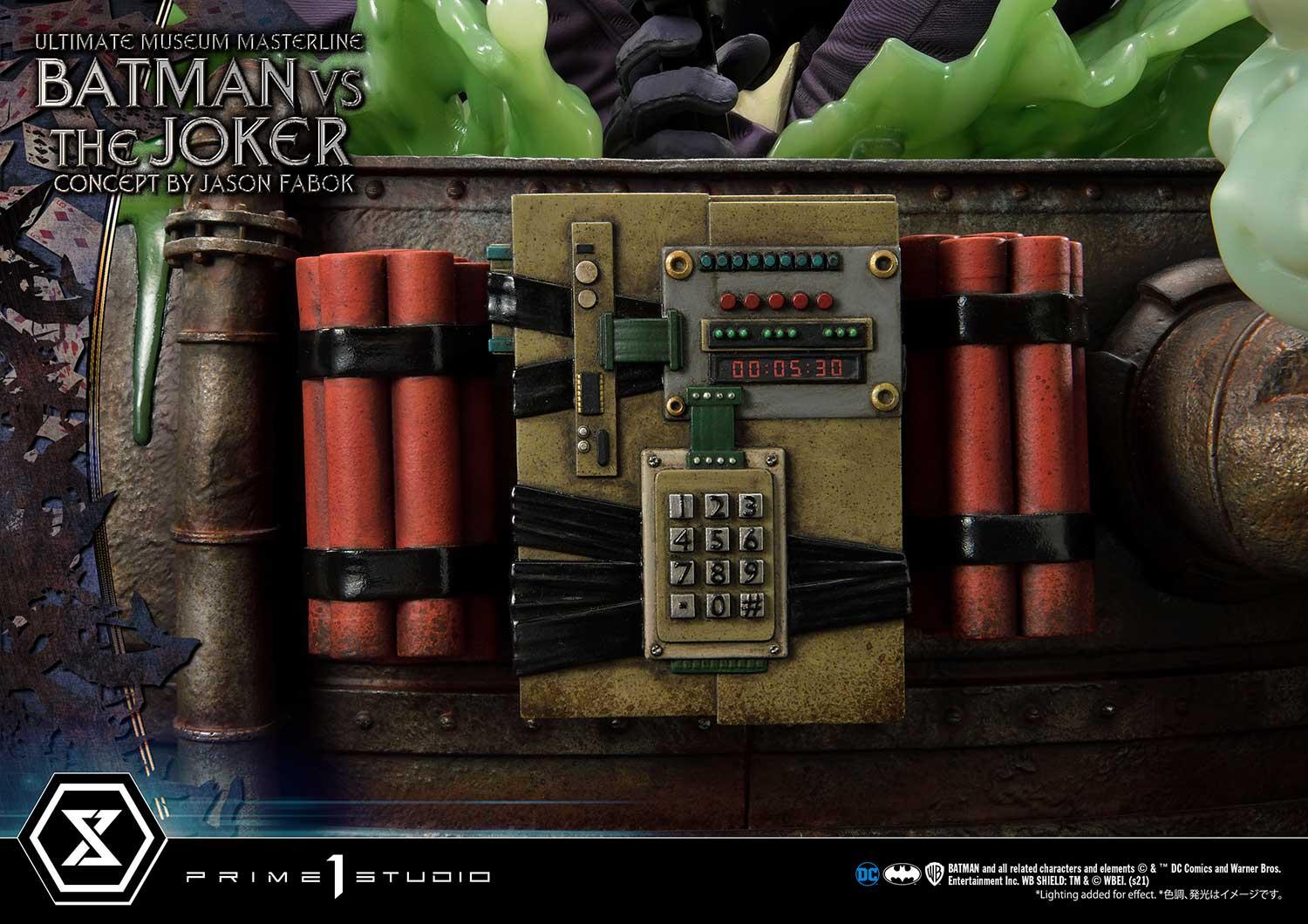 Batman Versus The Joker (Concept By Jason Fabok) Deluxe Bonus Version Statue By Prime1 Studio