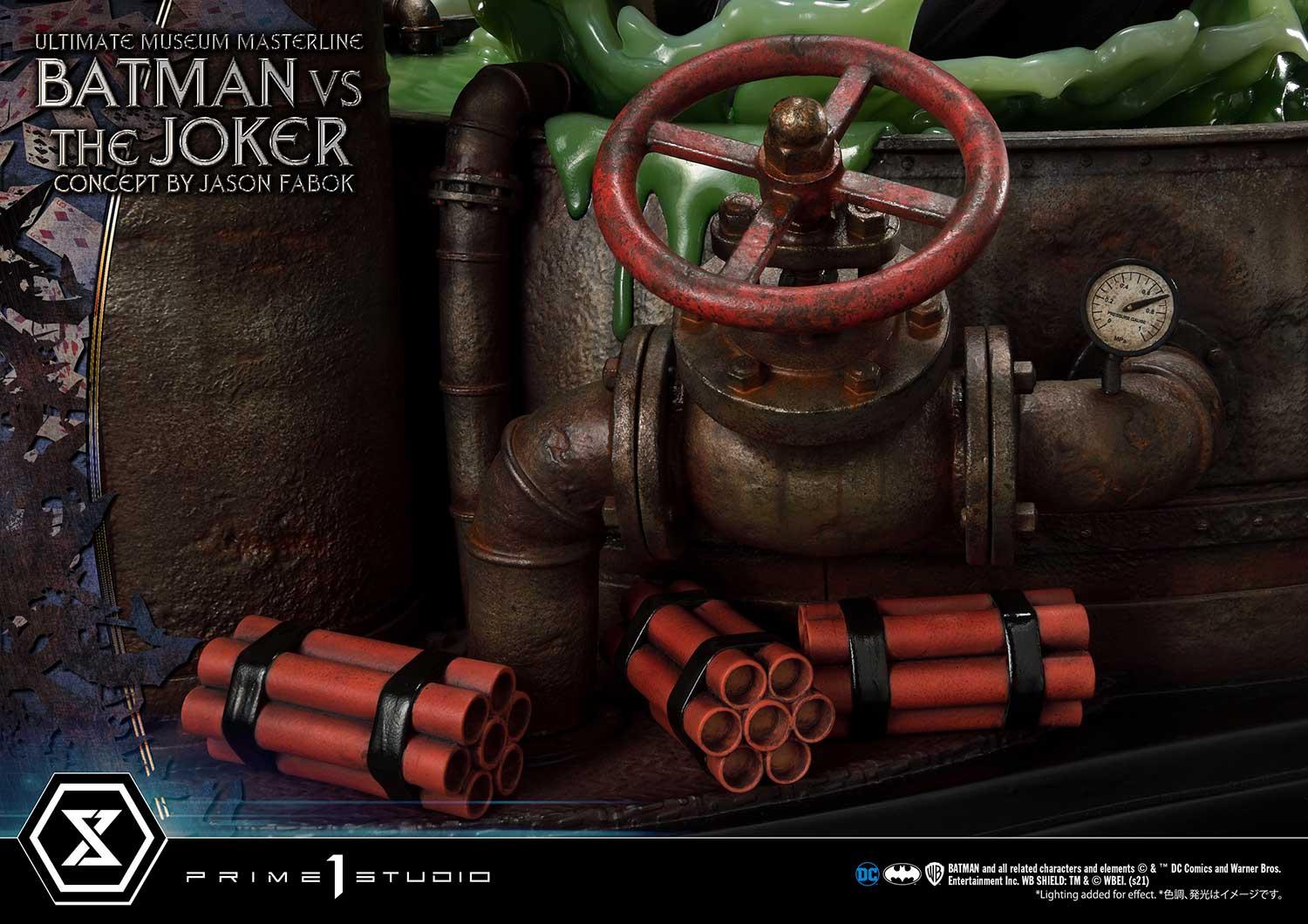 Batman Versus The Joker (Concept By Jason Fabok) Deluxe Bonus Version Statue By Prime1 Studio