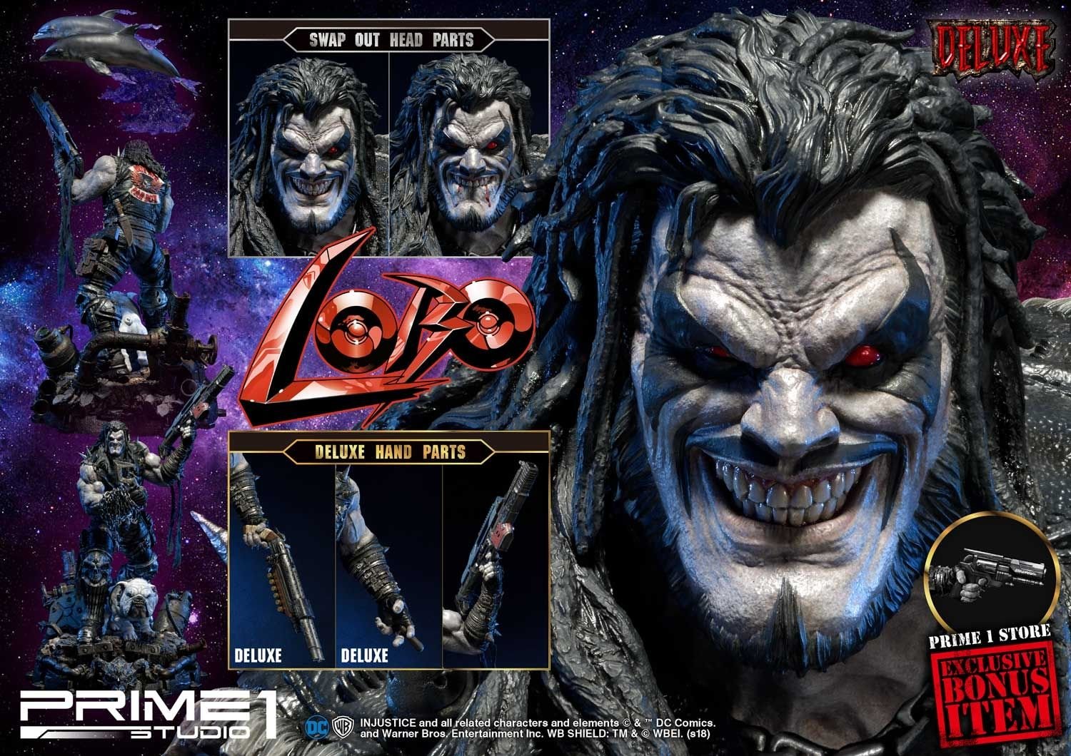 Prime 1 Studio Lobo Deluxe Bonus Version from Injustice: Gods Among Us