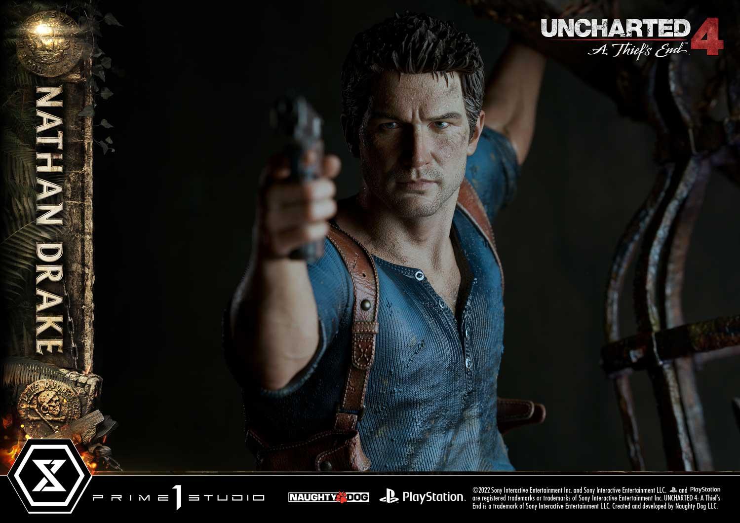 Uncharted 4: A Thief's End Nathan Drake DX Statue by Prime 1 Studio