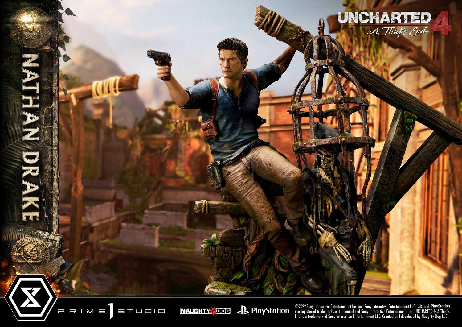 Uncharted 4: A Thief's End Nathan Drake DX Statue by Prime 1 Studio