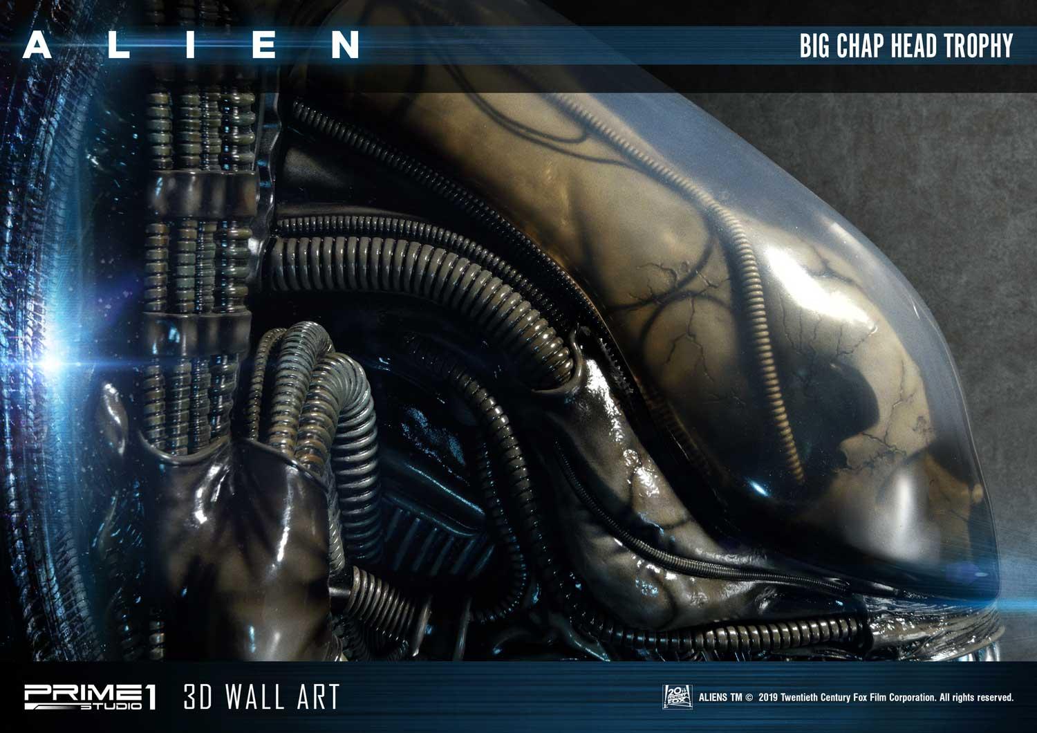 Alien Big Chap Head Trophy 3D Wall Art by Prime1 Studios