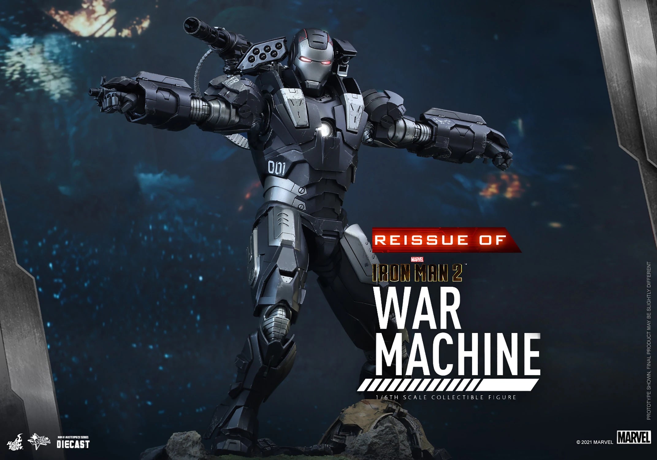 WAR MACHINE Sixth Scale Figure By Hot Toys