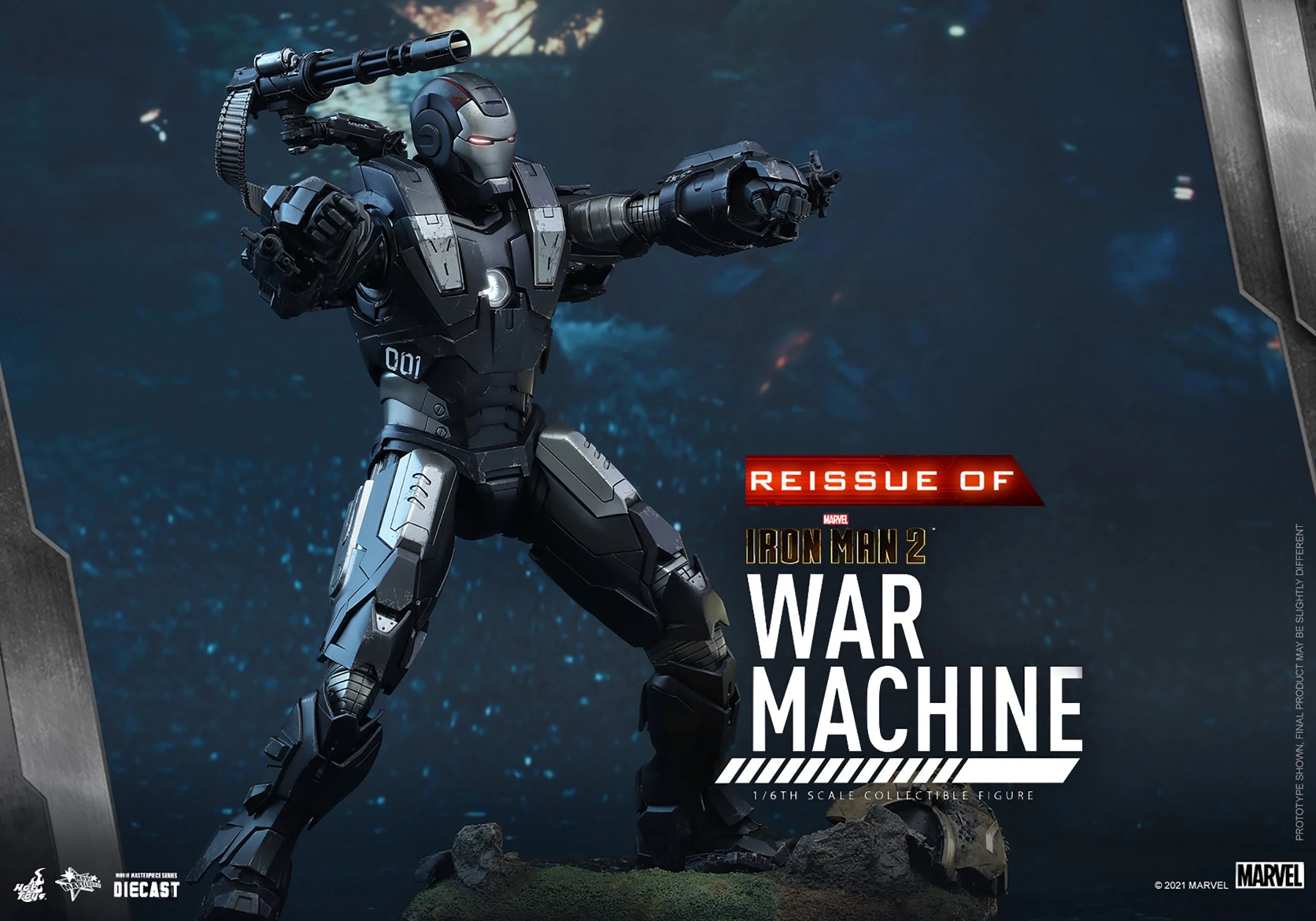WAR MACHINE Sixth Scale Figure By Hot Toys